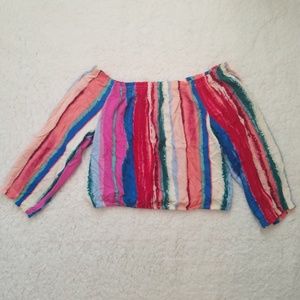 Off the shoulder shirt